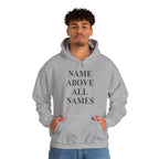 Jesus "Name Above All Names" Hoodie — Christian Faith Pullover