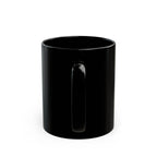Christian Cross Coffee Mug — "Salt and the Light" Black Ceramic Mug