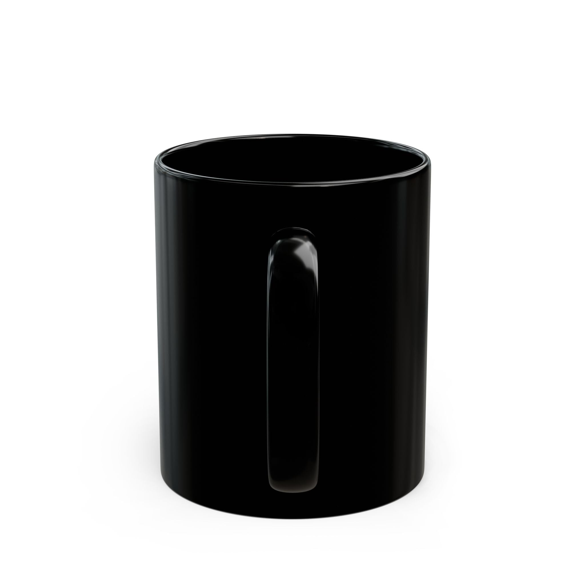 Christian Cross Coffee Mug — "Salt and the Light" Black Ceramic Mug