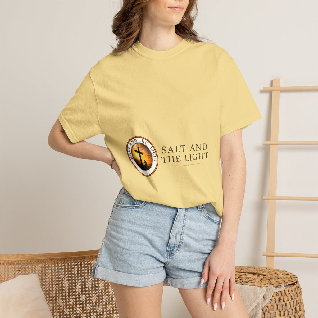 Christian T-Shirt — "Salt and the Light" Front Logo & "Name Above All Names" Back