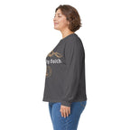 Faith Walk Long Sleeve Tee — "Walk by Faith" Christian Mountain Shirt