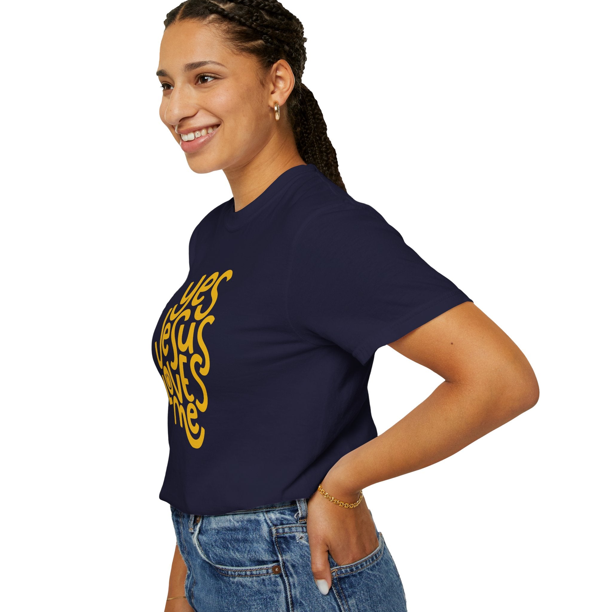Yes, Jesus Loves Me Christian Garment-Dyed T-Shirt