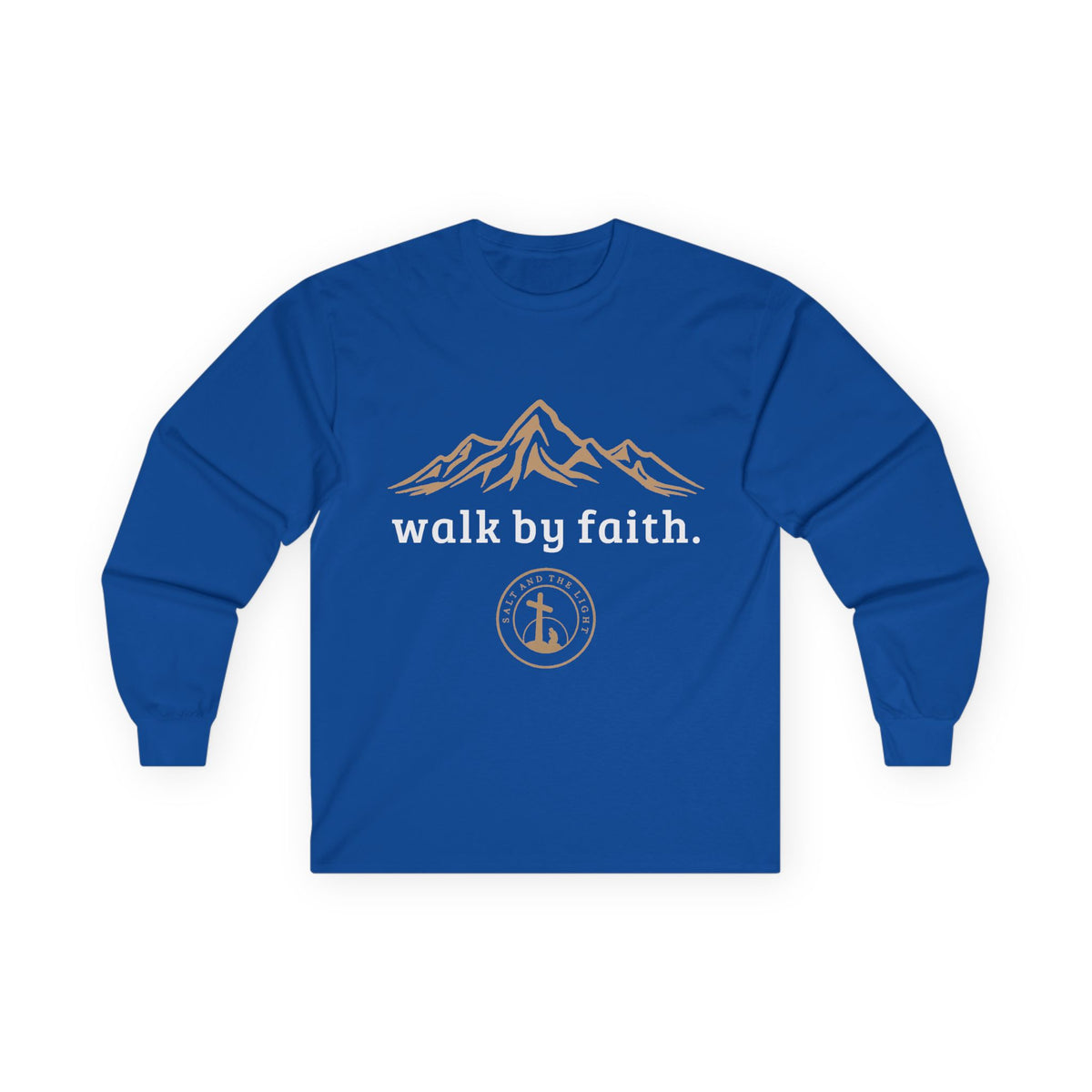 WALK BY FAITH CHRISTIAN LONG SLEEVE T-SHIRT