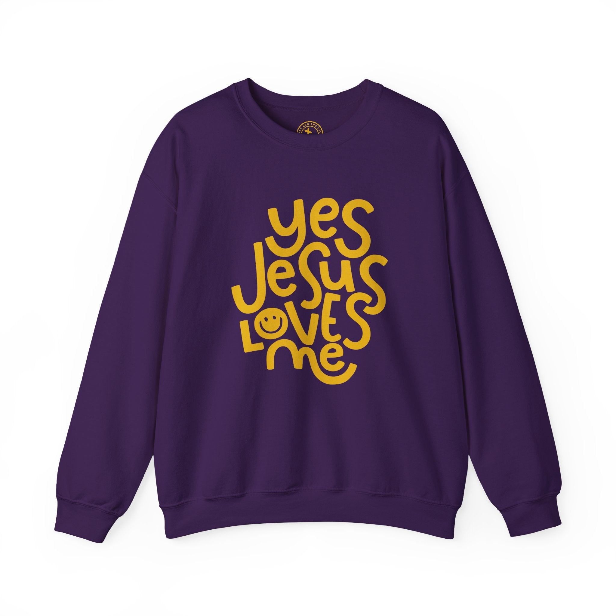 Yes Jesus Loves Me Sweatshirt - Christian Crewneck Faith Pullover