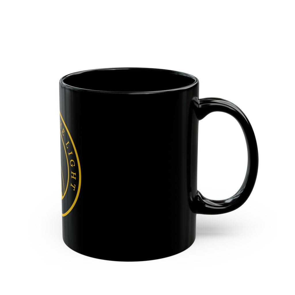 Christian Cross Coffee Mug — "Salt and the Light" Black Ceramic Mug