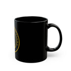 Christian Cross Coffee Mug — "Salt and the Light" Black Ceramic Mug