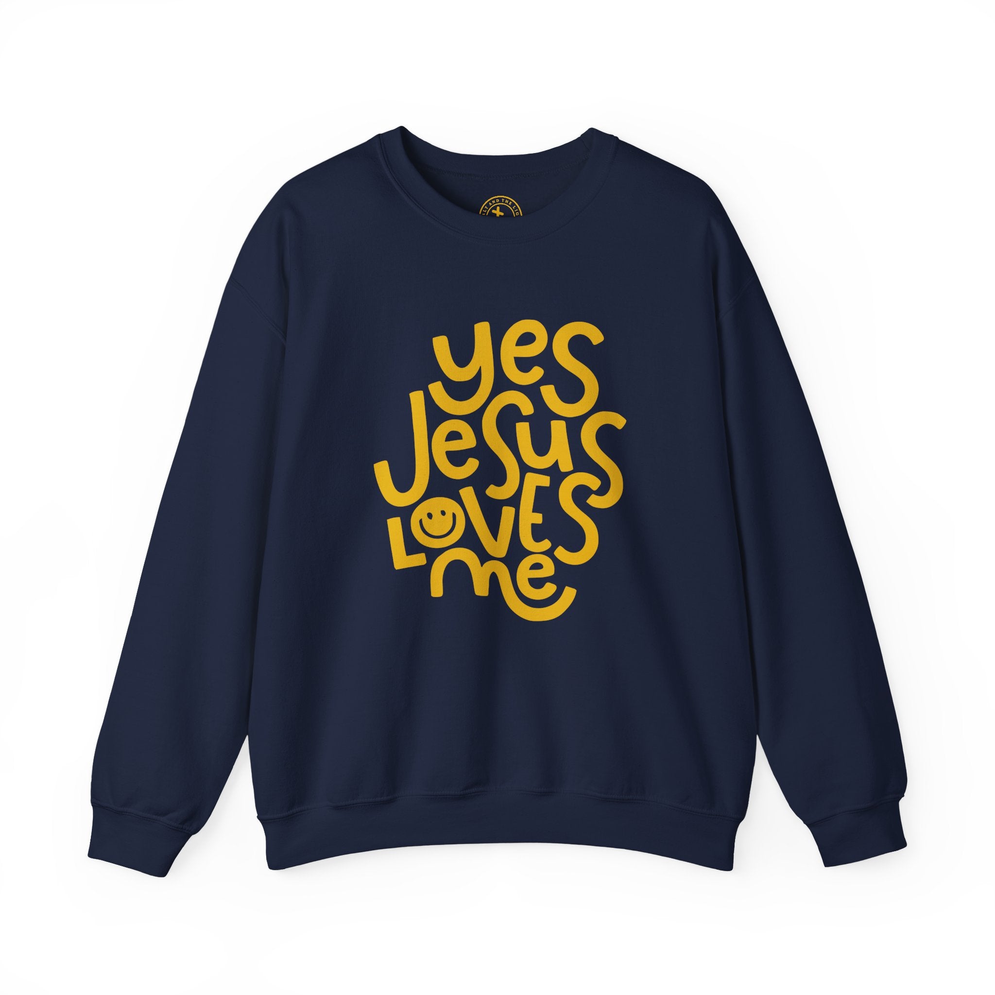 Yes Jesus Loves Me Sweatshirt - Christian Crewneck Faith Pullover