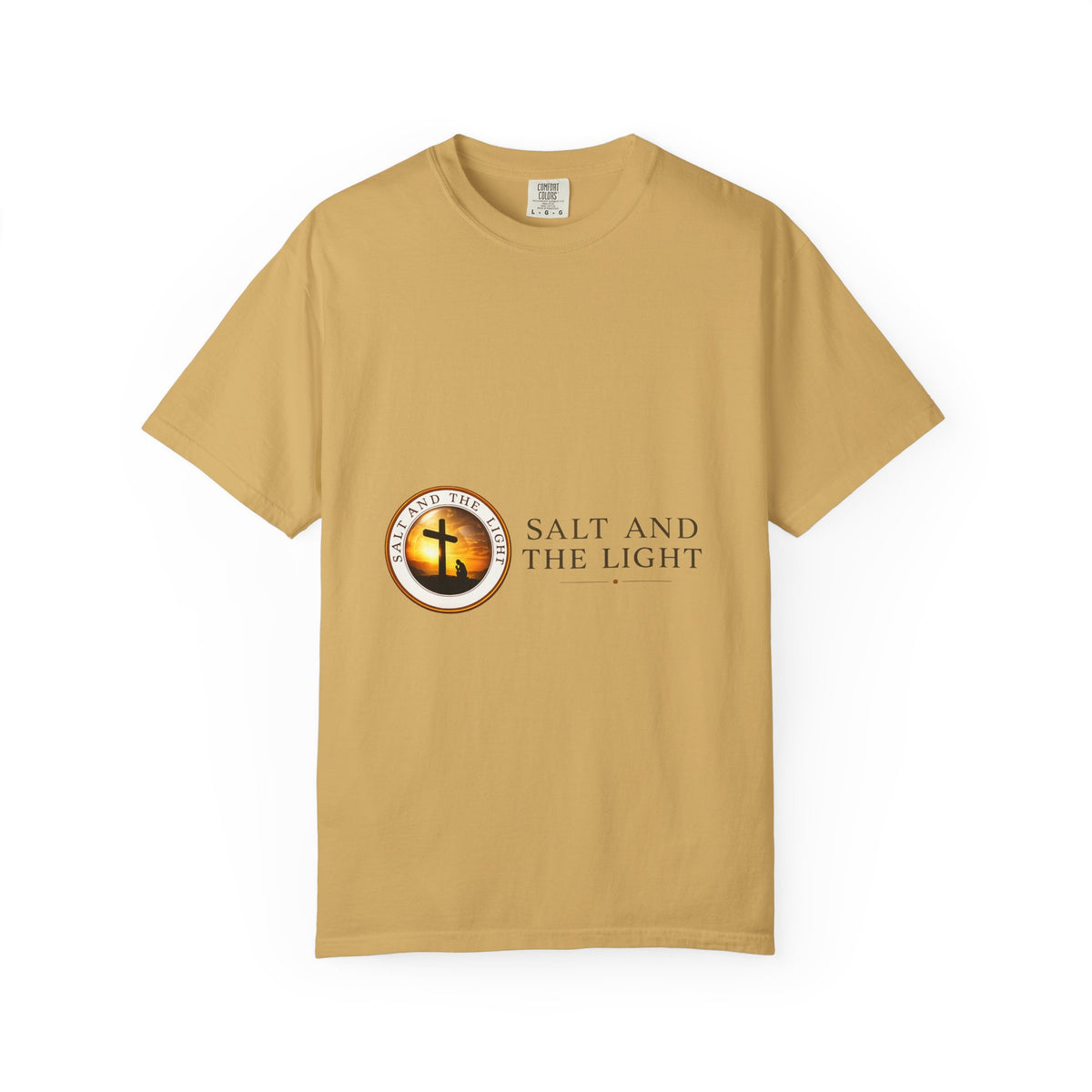 Christian T-Shirt — "Salt and the Light" Front Logo & "Name Above All Names" Back