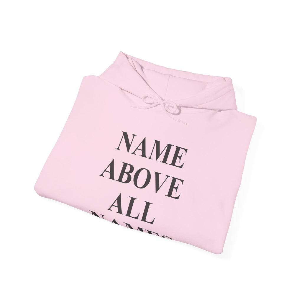 Jesus "Name Above All Names" Hoodie — Christian Faith Pullover