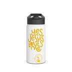 Water Bottle — “Yes Jesus Loves Me” Christian Stainless Steel Bottle