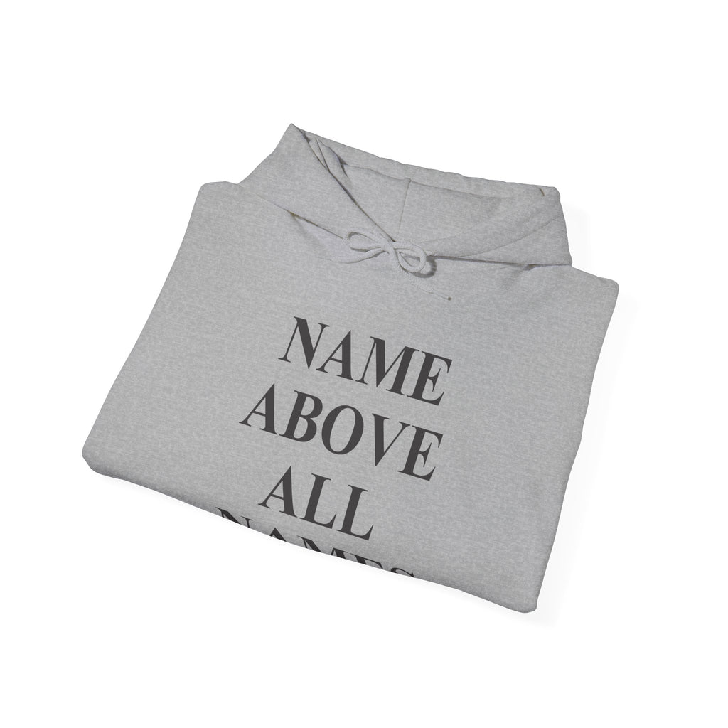 Jesus "Name Above All Names" Hoodie — Christian Faith Pullover