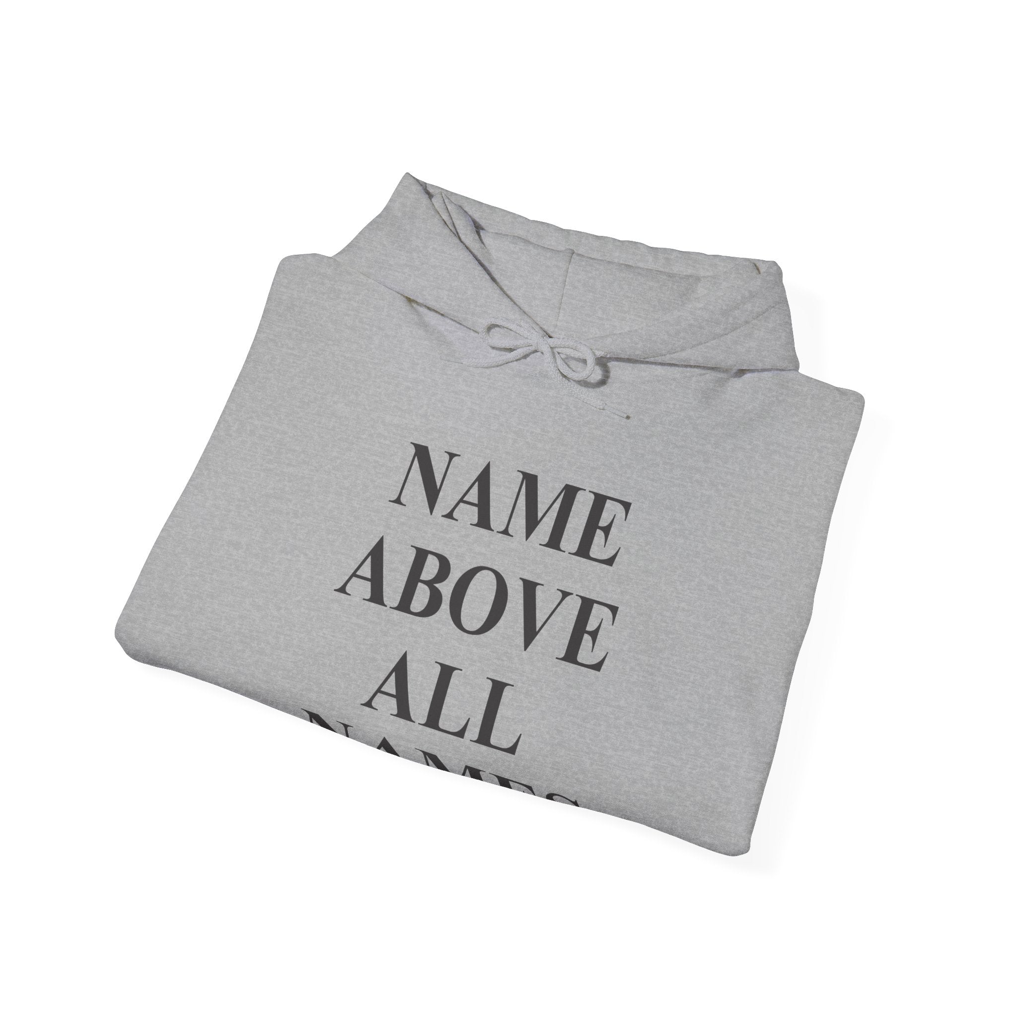 Jesus "Name Above All Names" Hoodie — Christian Faith Pullover