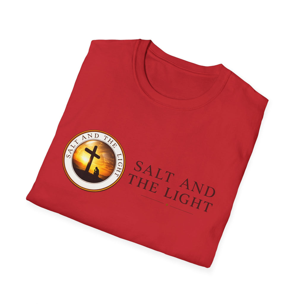 SALT AND THE LIGHT CHRISTIAN T-SHIRT – WHITE FAITH INSPIRED LOGO TEE