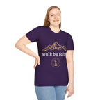 Walk By Faith Mountain T-Shirt – Christian Faith Outdoors Graphic Tee