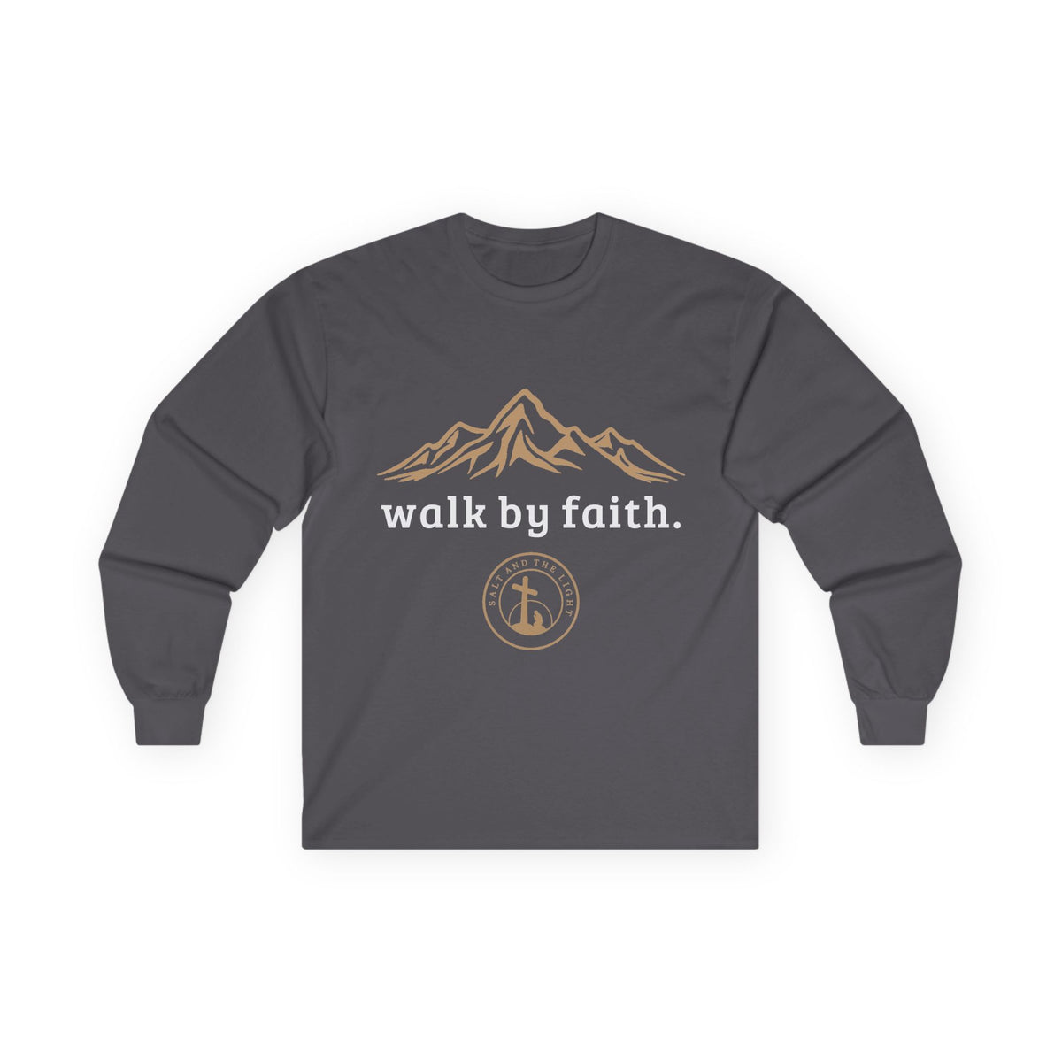 WALK BY FAITH CHRISTIAN LONG SLEEVE T-SHIRT