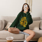 Yes Jesus Loves Me Sweatshirt - Christian Crewneck Faith Pullover