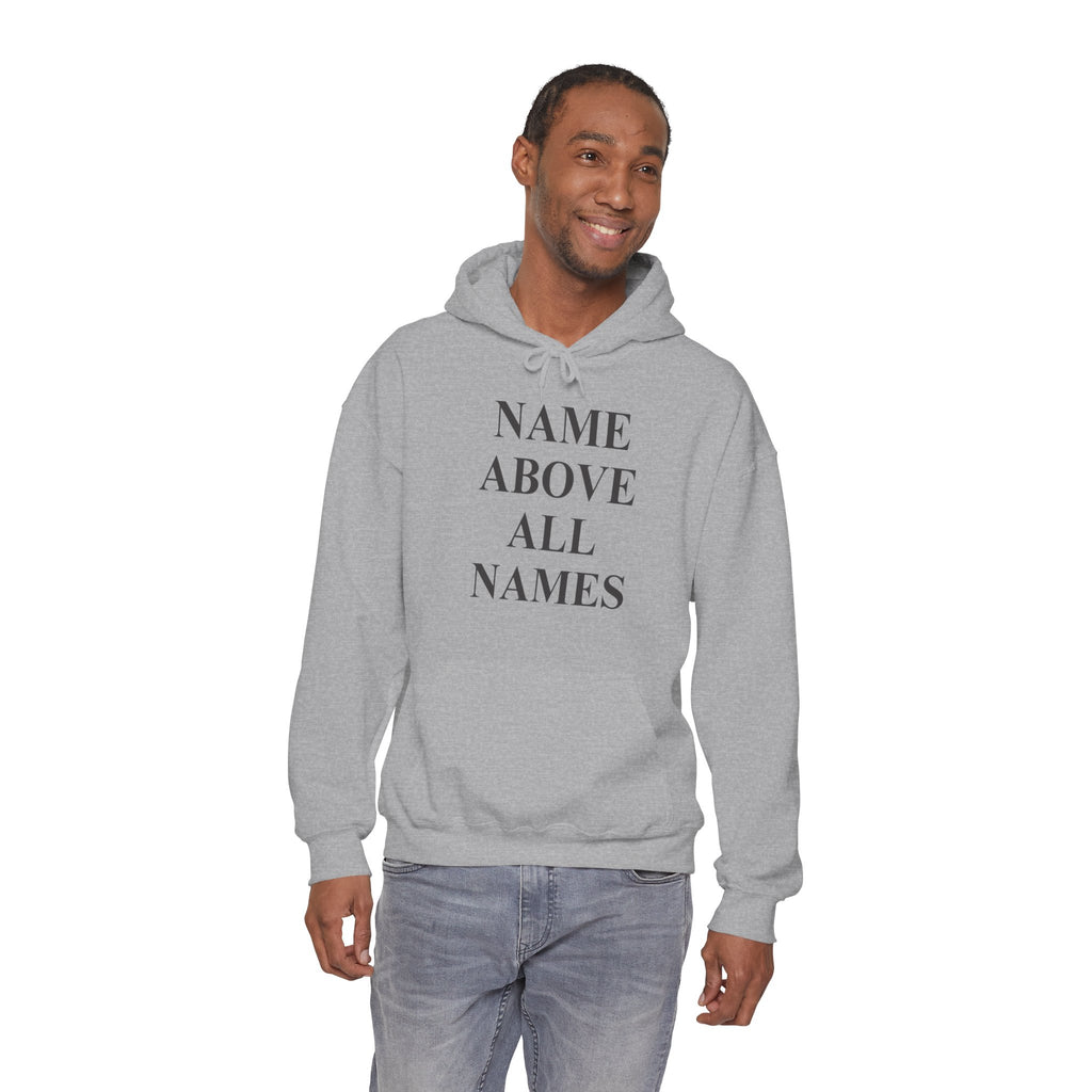Jesus "Name Above All Names" Hoodie — Christian Faith Pullover