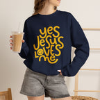 Yes Jesus Loves Me Sweatshirt - Christian Crewneck Faith Pullover