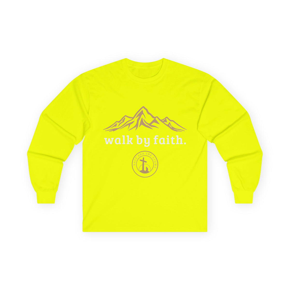 WALK BY FAITH CHRISTIAN LONG SLEEVE T-SHIRT