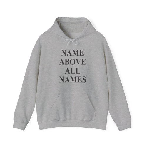 Jesus "Name Above All Names" Hoodie — Christian Faith Pullover