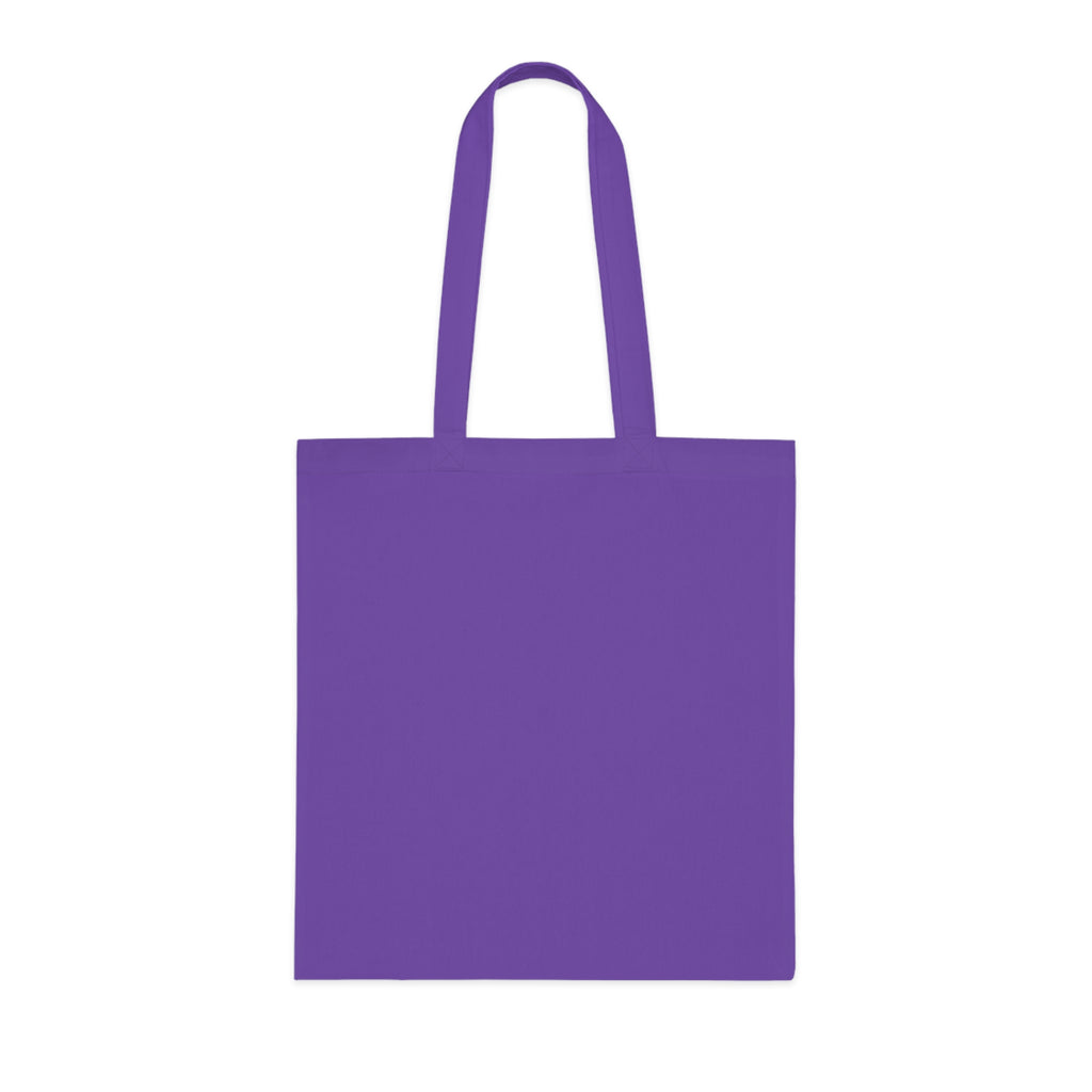 Christian Tote Bag — “Yes Jesus Loves Me” Blue Cotton Shopper