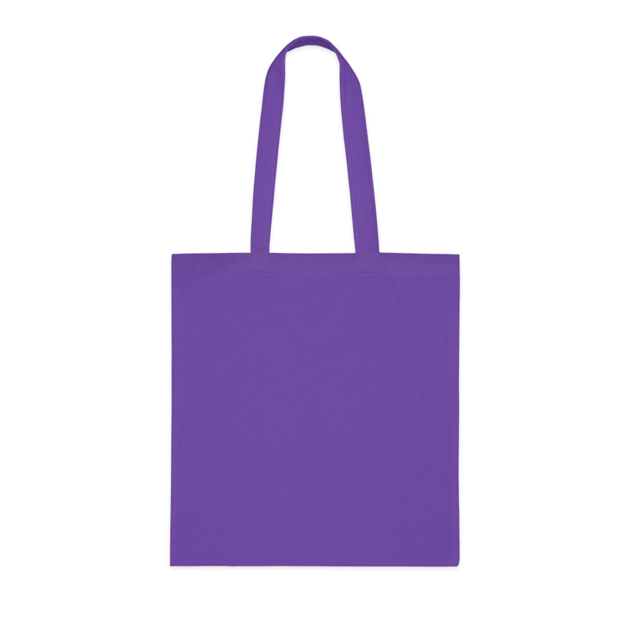 Christian Tote Bag — “Yes Jesus Loves Me” Blue Cotton Shopper