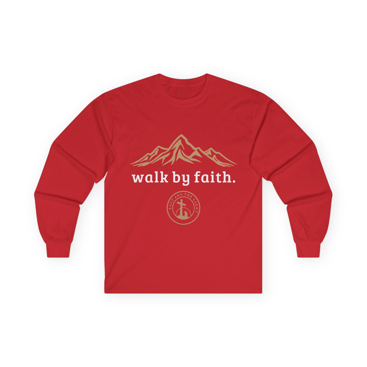 WALK BY FAITH CHRISTIAN LONG SLEEVE T-SHIRT