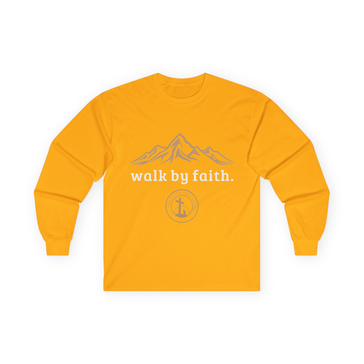 WALK BY FAITH CHRISTIAN LONG SLEEVE T-SHIRT