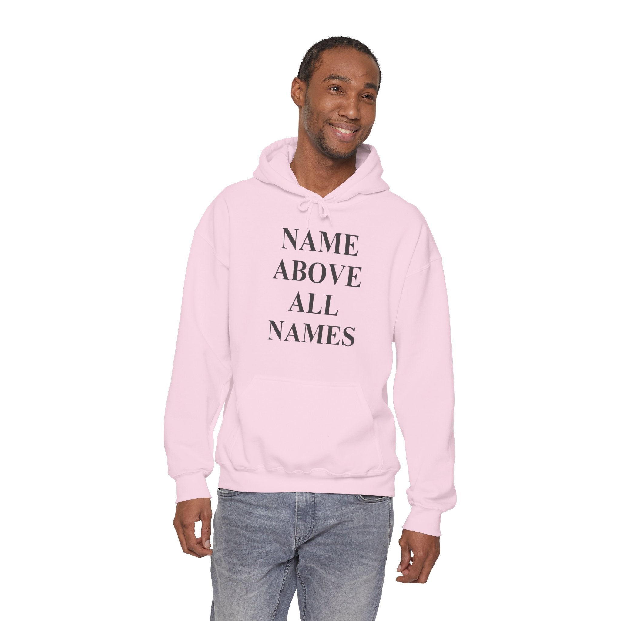 Jesus "Name Above All Names" Hoodie — Christian Faith Pullover