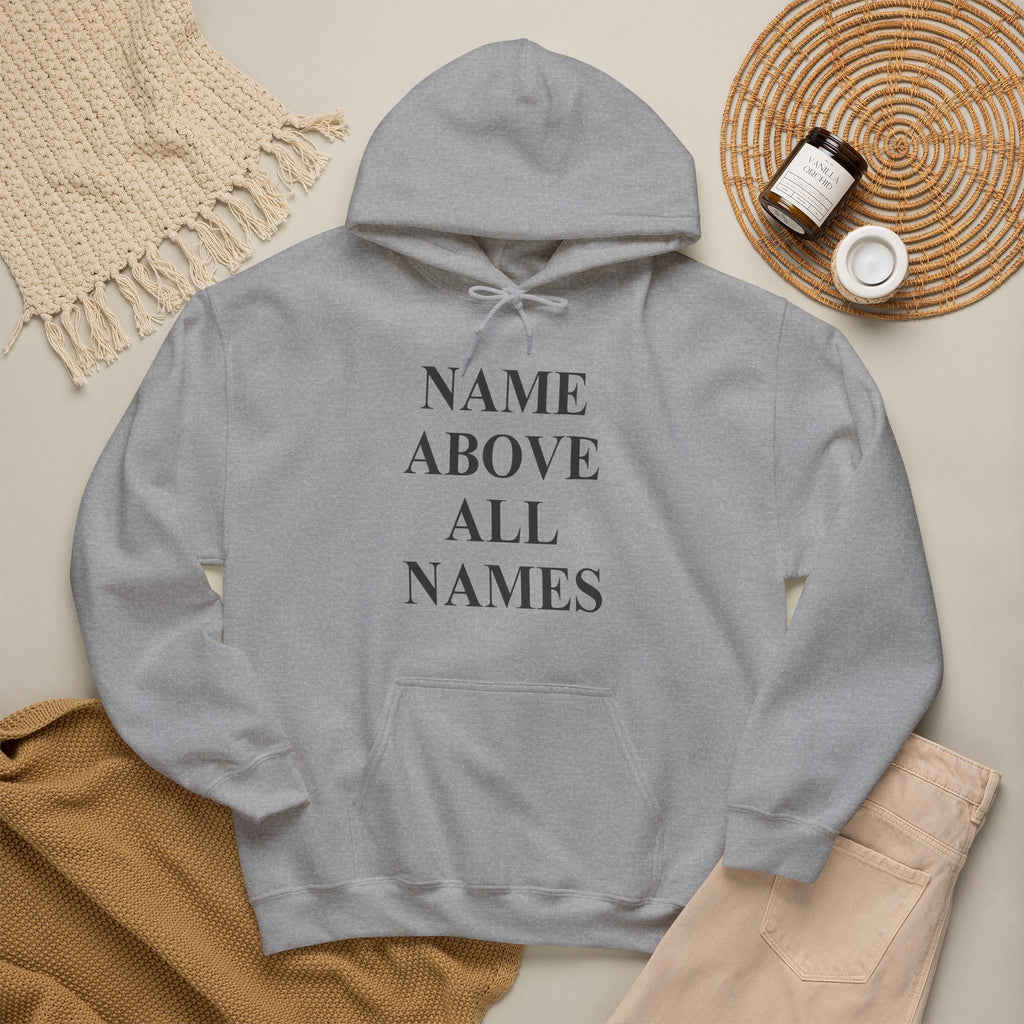 Jesus "Name Above All Names" Hoodie — Christian Faith Pullover