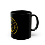 Christian Cross Coffee Mug — "Salt and the Light" Black Ceramic Mug