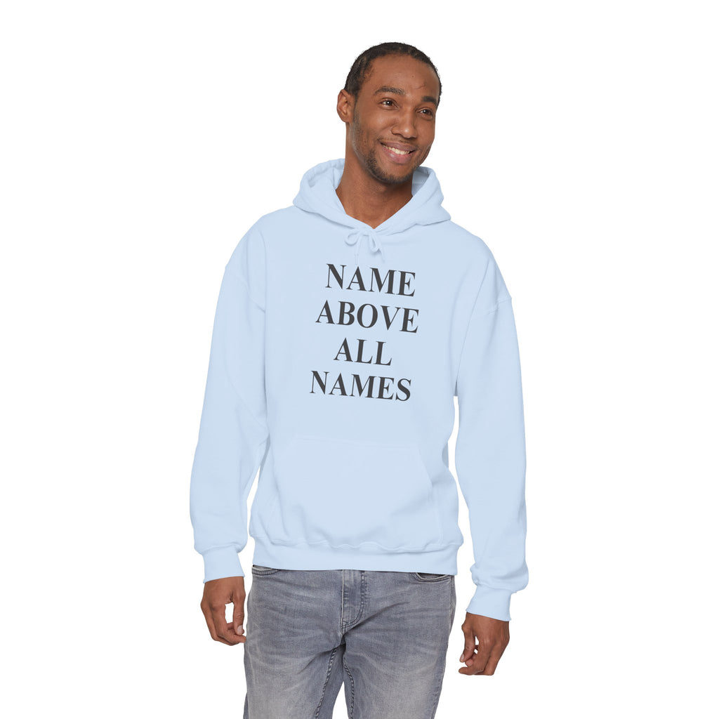 Jesus "Name Above All Names" Hoodie — Christian Faith Pullover