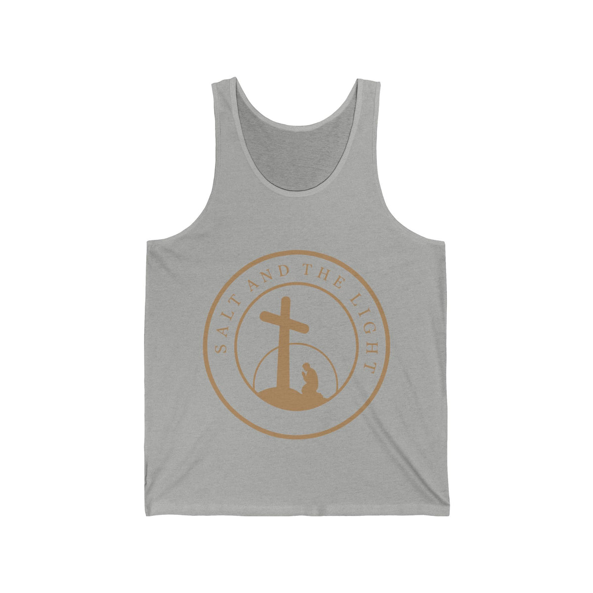Christian 'Salt and the Light' Cross Tank Top – Faith Graphic Tank