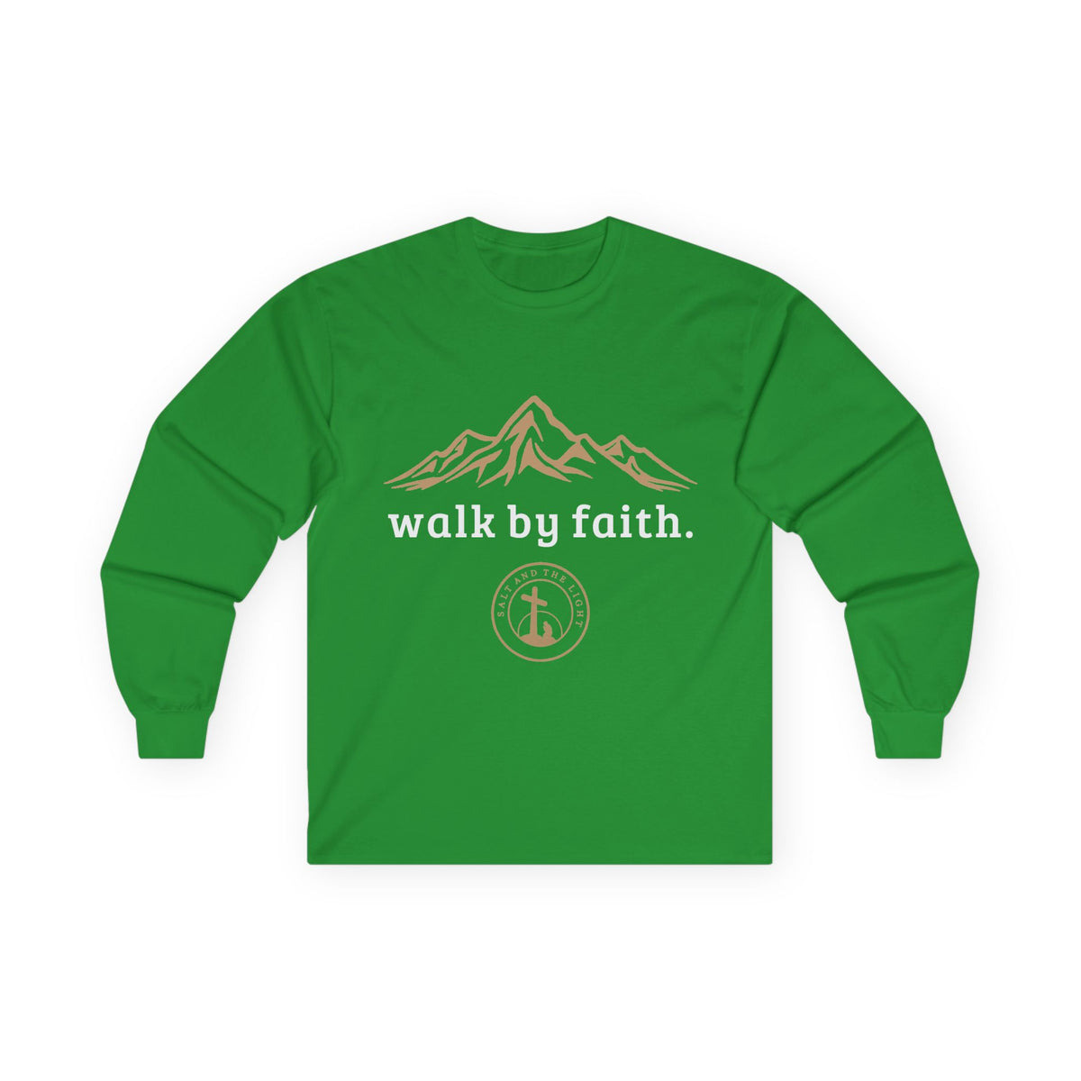 WALK BY FAITH CHRISTIAN LONG SLEEVE T-SHIRT