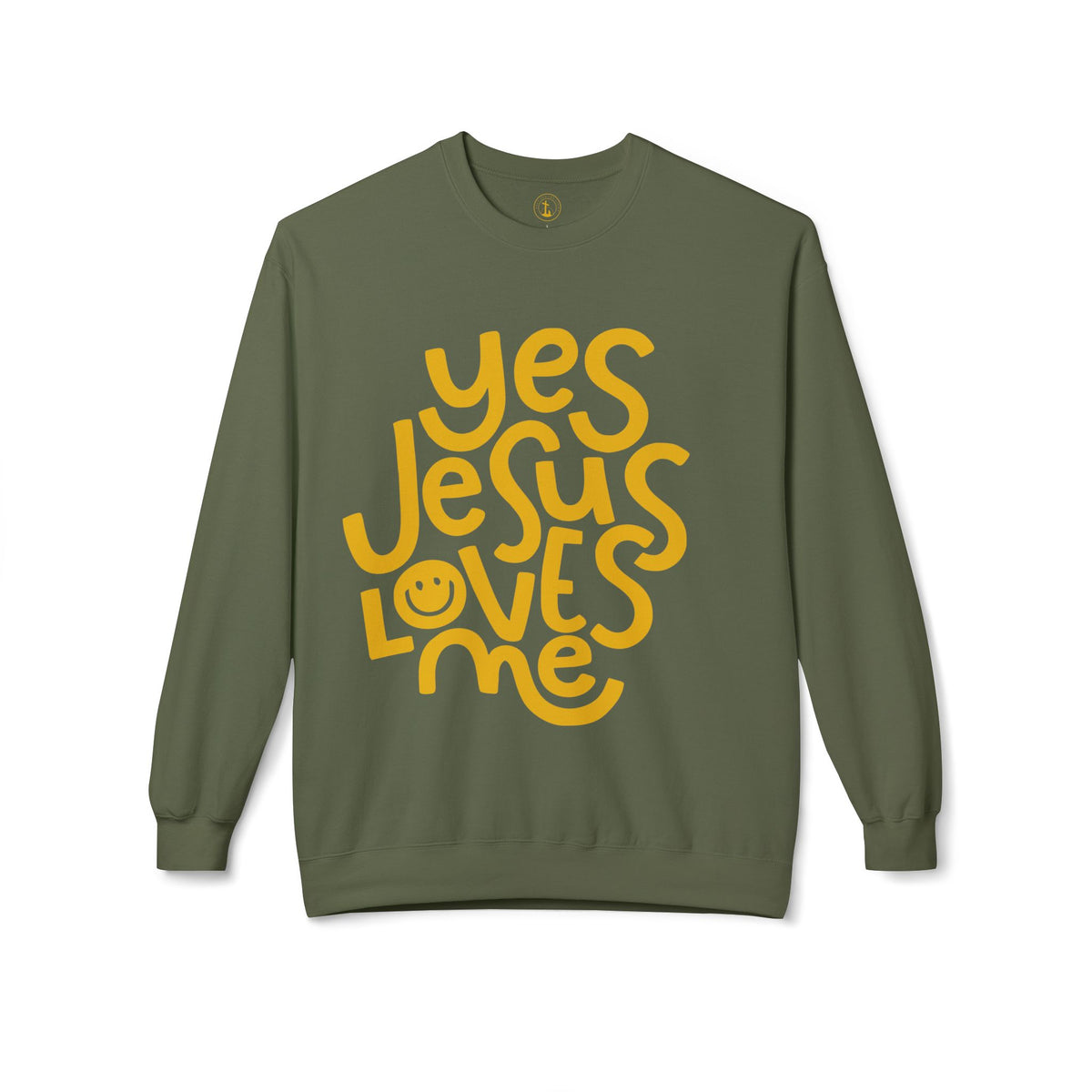 YES JESUS LOVES ME CHRISTIAN SWEATSHIRT