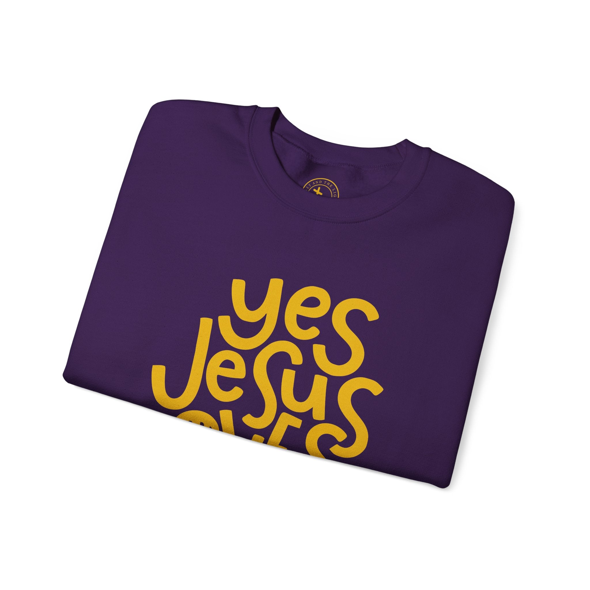 Yes Jesus Loves Me Sweatshirt - Christian Crewneck Faith Pullover