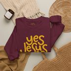 Yes Jesus Loves Me Sweatshirt - Christian Crewneck Faith Pullover