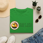 SALT AND THE LIGHT CHRISTIAN T-SHIRT – WHITE FAITH INSPIRED LOGO TEE