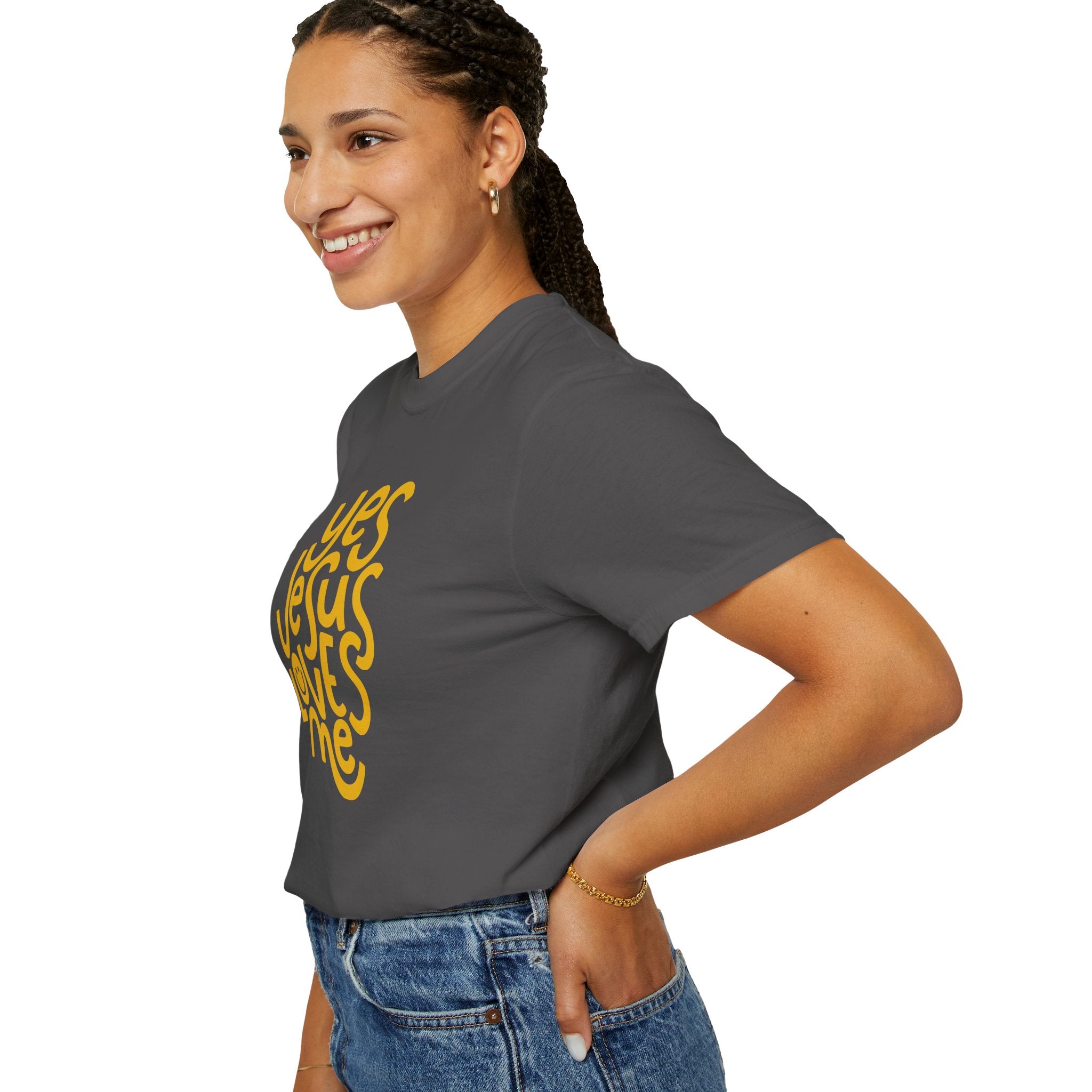 Yes, Jesus Loves Me Christian Garment-Dyed T-Shirt