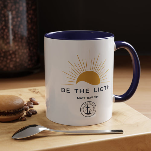 Be the Light Coffee Mug — Matthew 5:14 Inspirational Christian Mug