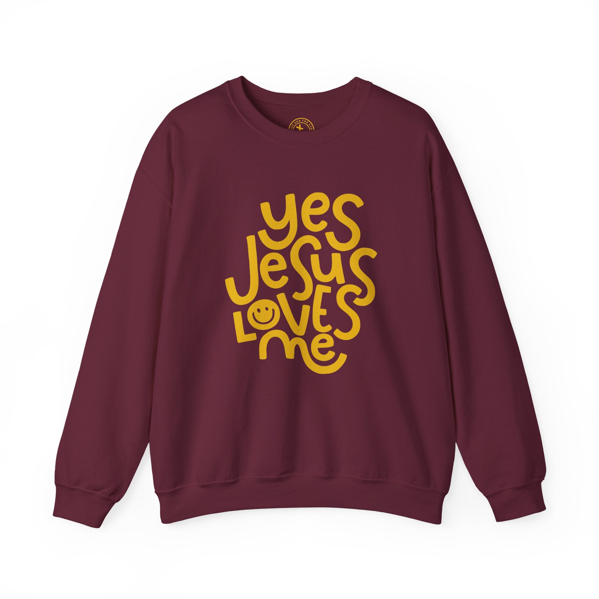 Yes Jesus Loves Me Sweatshirt - Christian Crewneck Faith Pullover