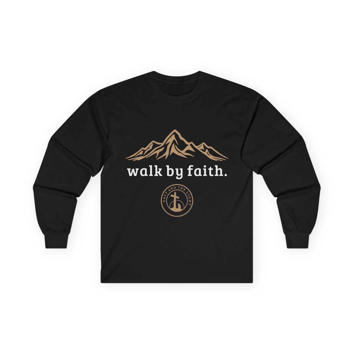 WALK BY FAITH CHRISTIAN LONG SLEEVE T-SHIRT