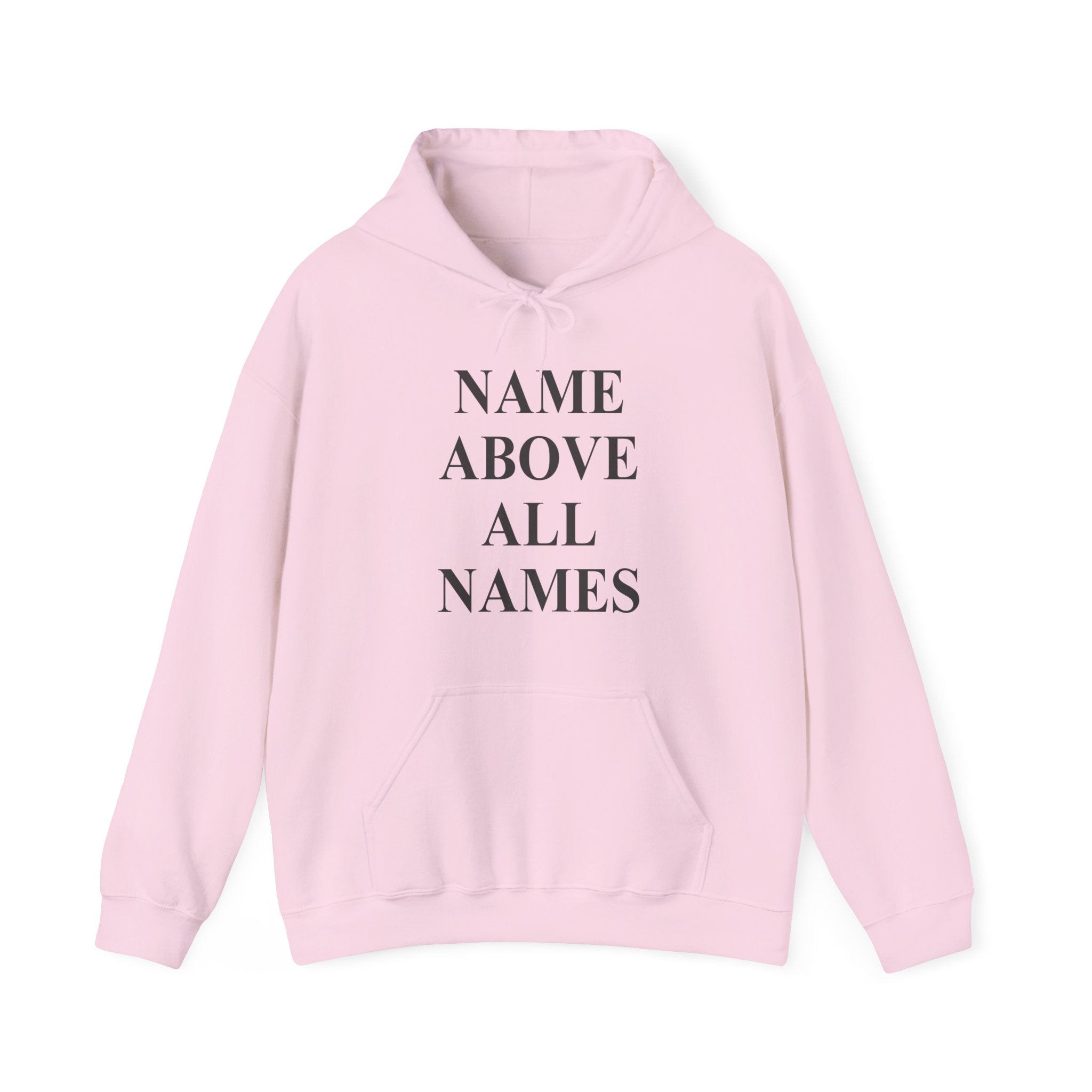 Jesus "Name Above All Names" Hoodie — Christian Faith Pullover