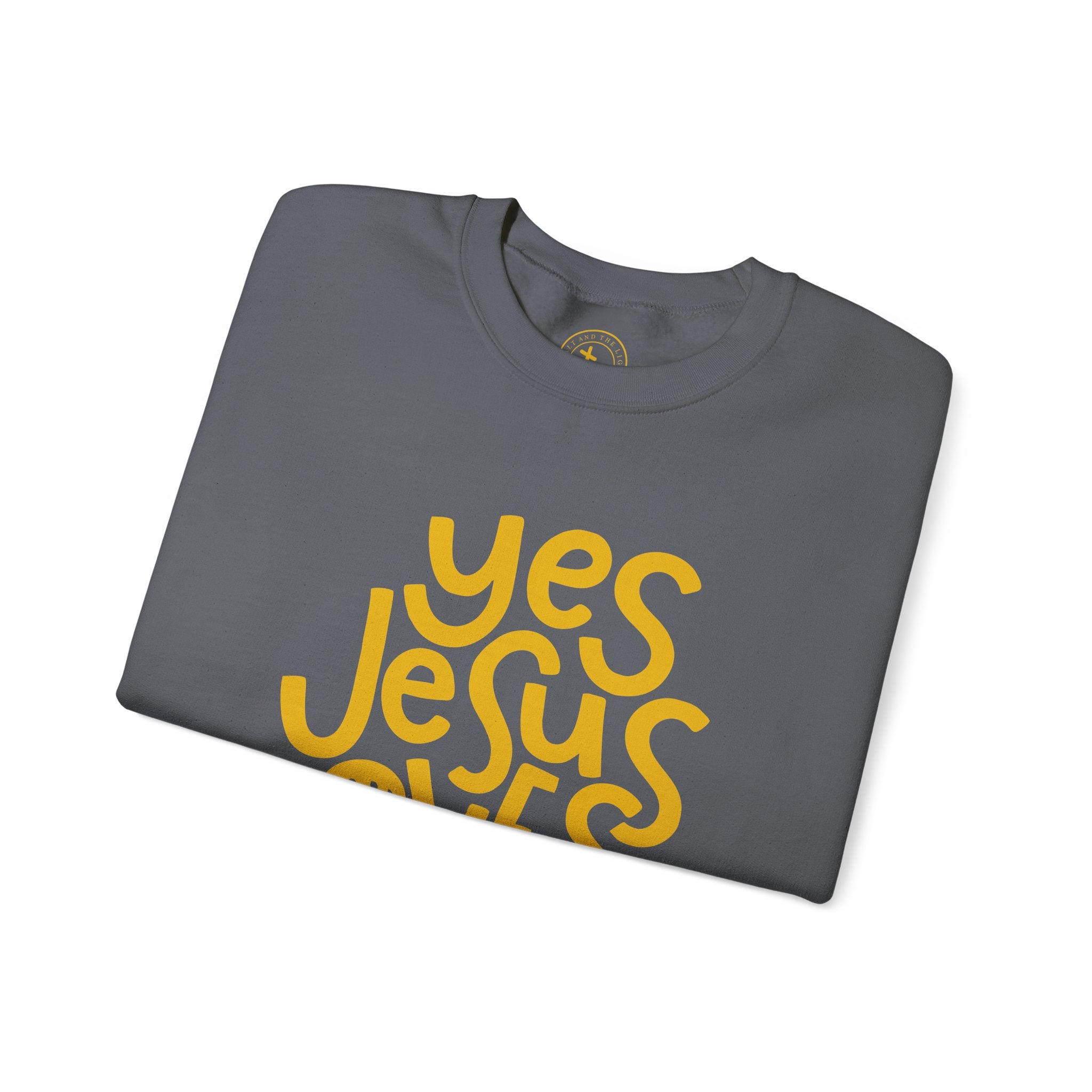 Yes Jesus Loves Me Sweatshirt - Christian Crewneck Faith Pullover