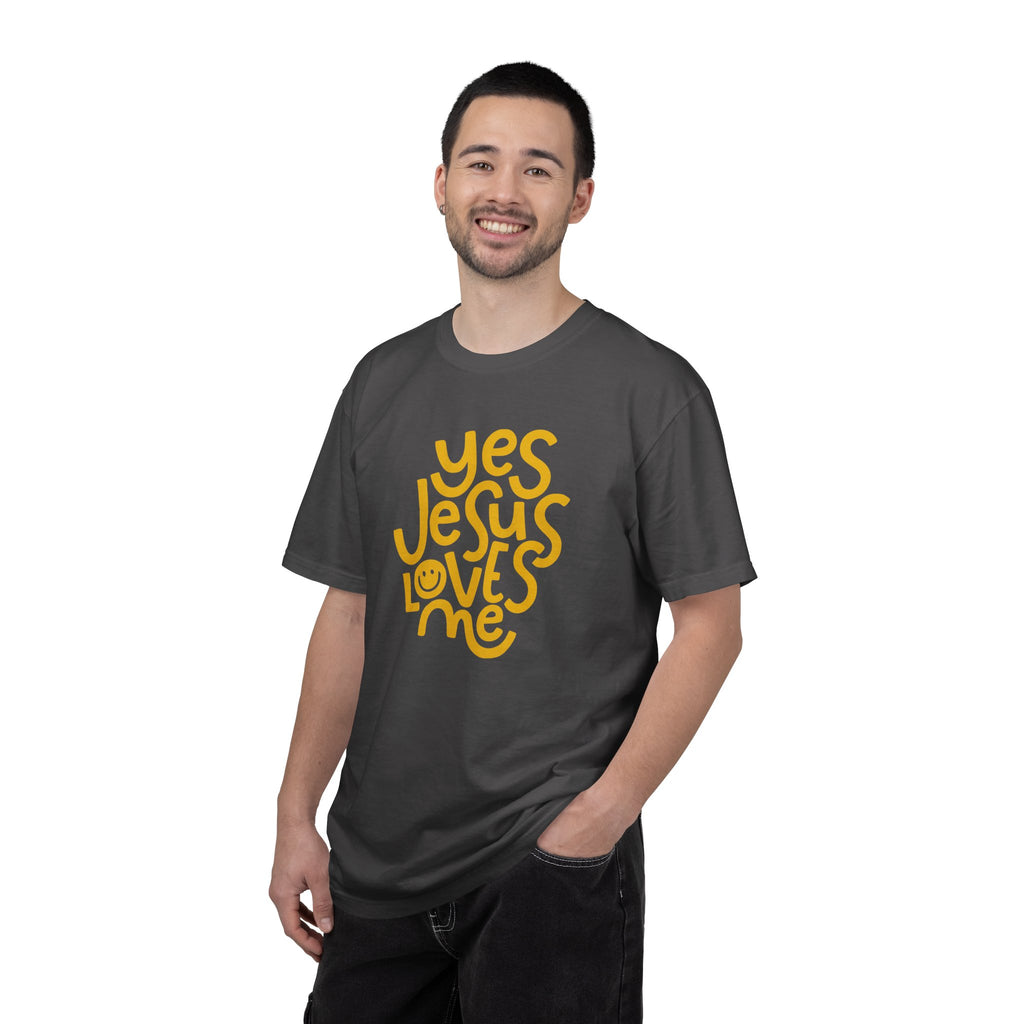 Yes, Jesus Loves Me Christian Garment-Dyed T-Shirt