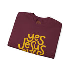 Yes Jesus Loves Me Sweatshirt - Christian Crewneck Faith Pullover