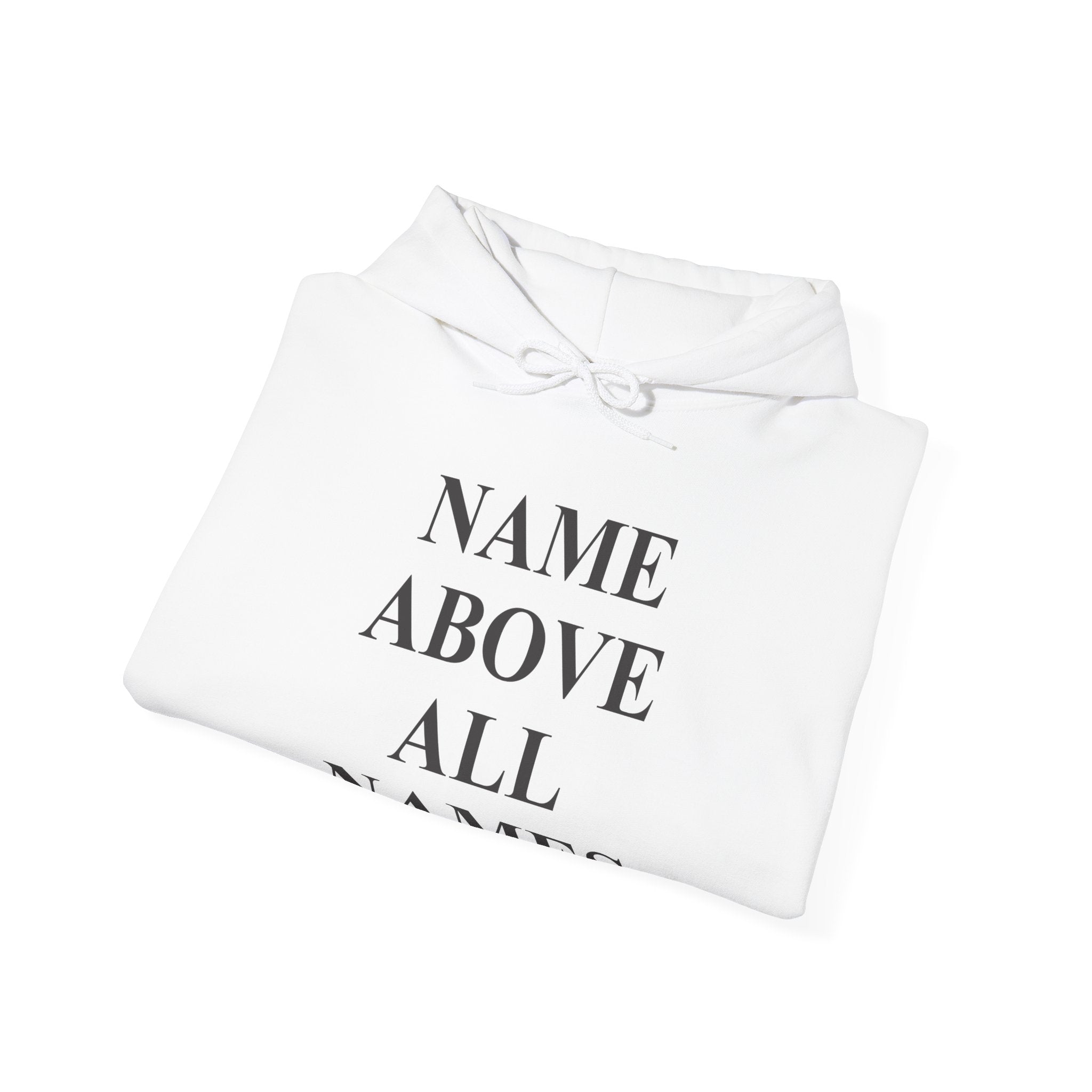 Jesus "Name Above All Names" Hoodie — Christian Faith Pullover