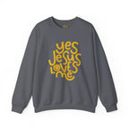 Yes Jesus Loves Me Sweatshirt - Christian Crewneck Faith Pullover