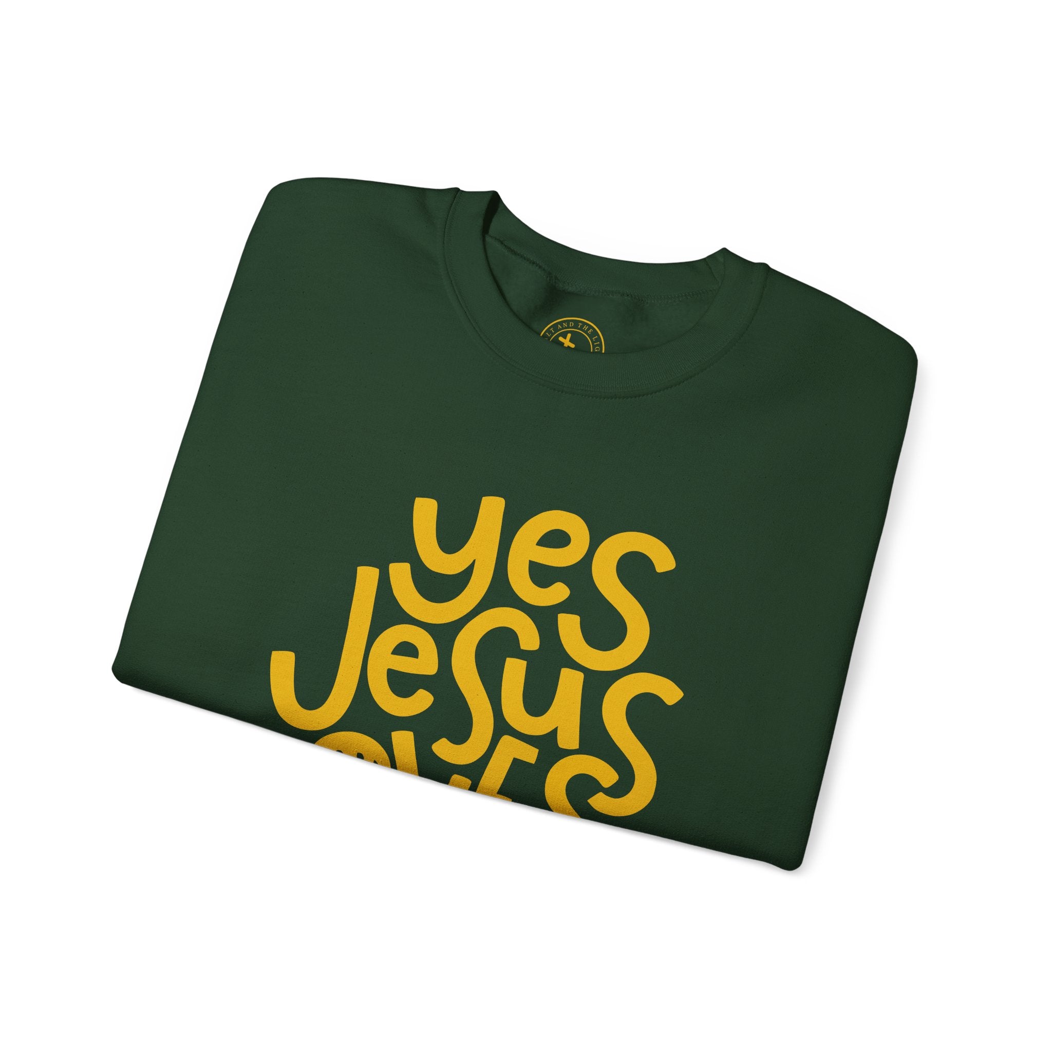 Yes Jesus Loves Me Sweatshirt - Christian Crewneck Faith Pullover